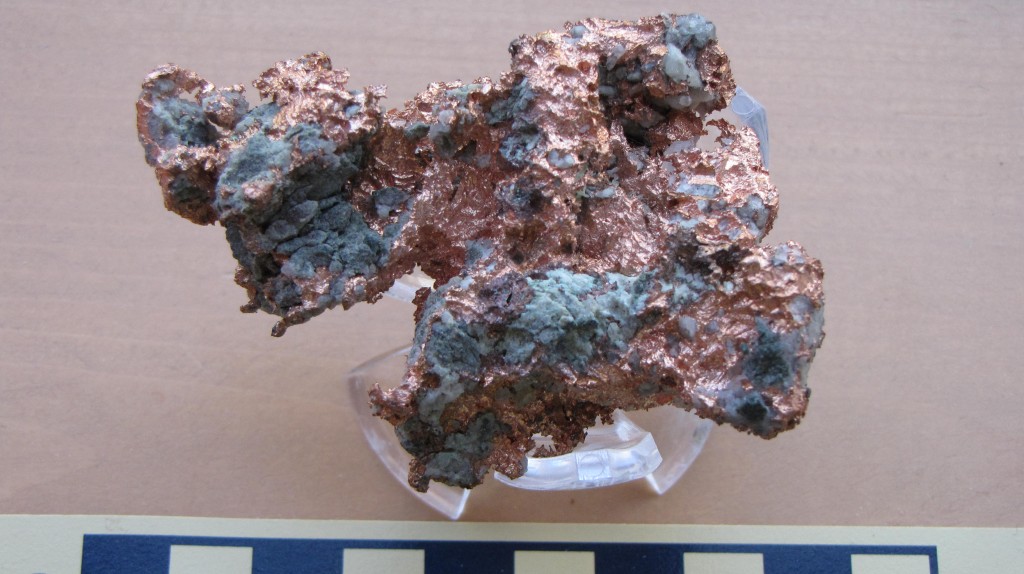 Native Copper - scale in cm
