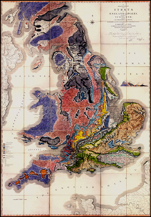 William Smith Geological Map The Geological Map Is A Work Of Art In Itself. | Highly Allochthonous