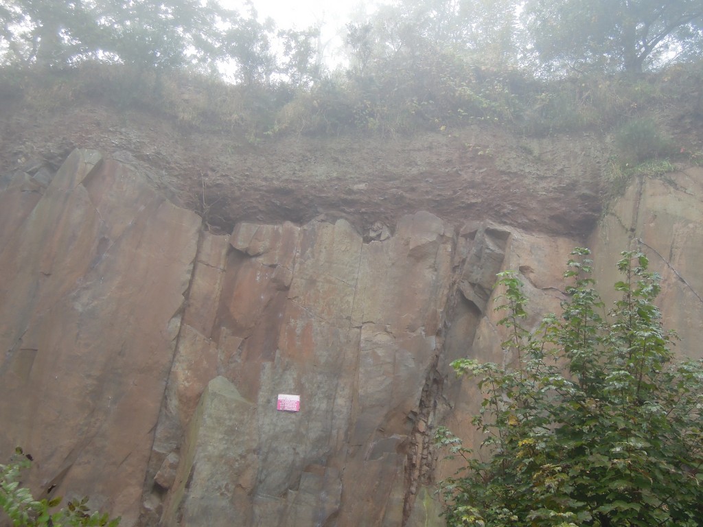 Precambrian (Proterozoic) / Triassic unconformity