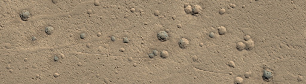 Cluster of Zunil Crater Secondaries