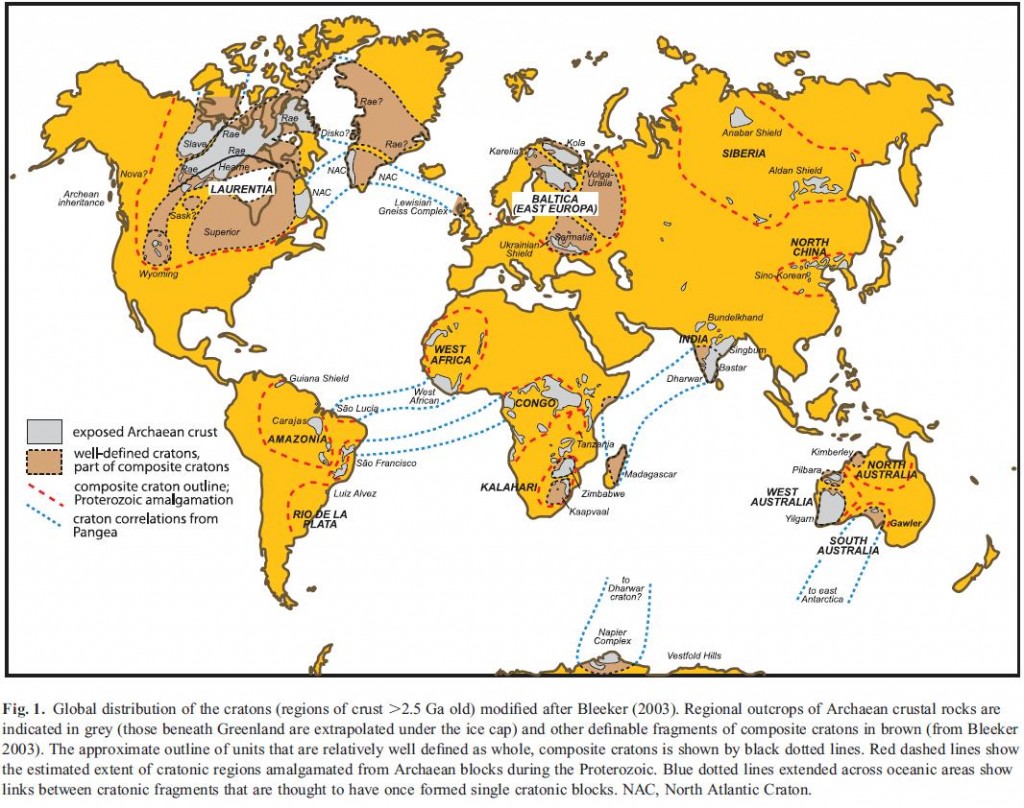 craton world map