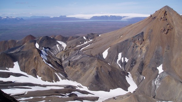 Subglacial rhyolite at Kerlingarfjöll