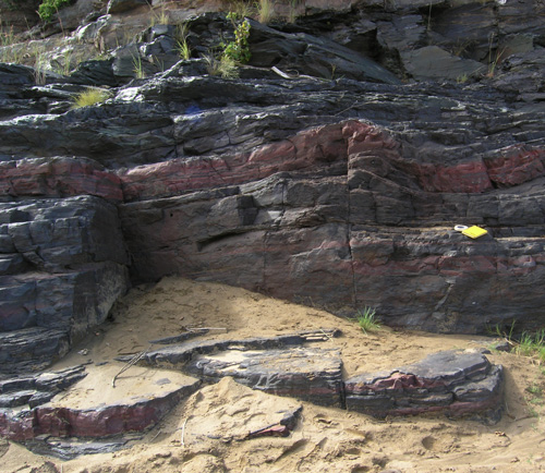 Banded Iron Formation, NeoArchean Pongola Supergroup, White Mfolozi River