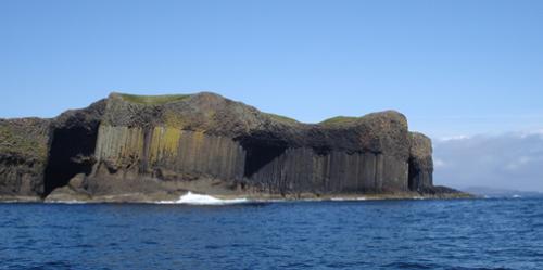 Columnar basalts on the Isle of Staffa