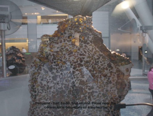 mixed iron/peridotite meteor