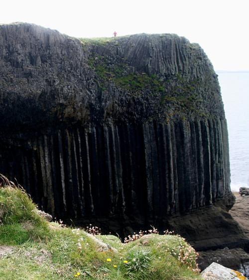 Columnar basalts on the Isle of Staffa
