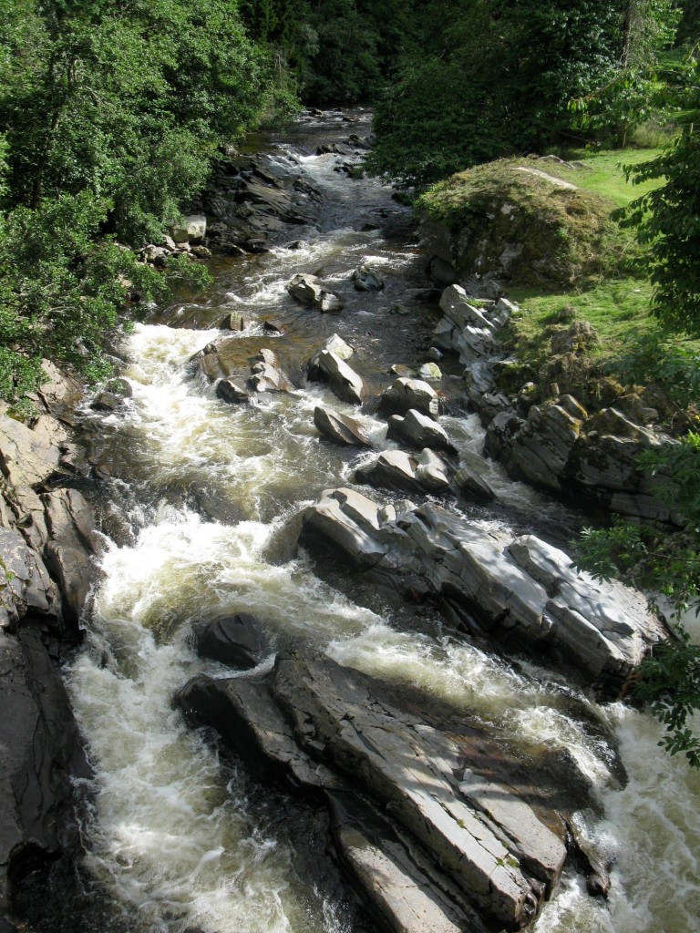 River Feshie at Feshiebridge, Cairngorms of Scotland (photo by A Jefferson)
