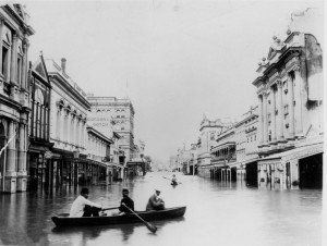 Flooding in Brisbane in 1893