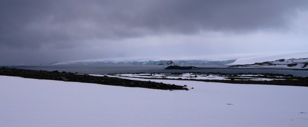 King George Island from slopes of Penguin Island, Antarctica