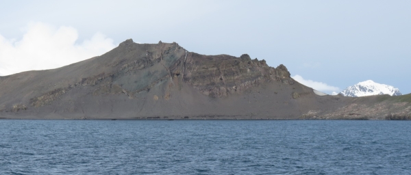 The outcrops at Walker Bay on Livingston Island. Photo by A. Jefferson.