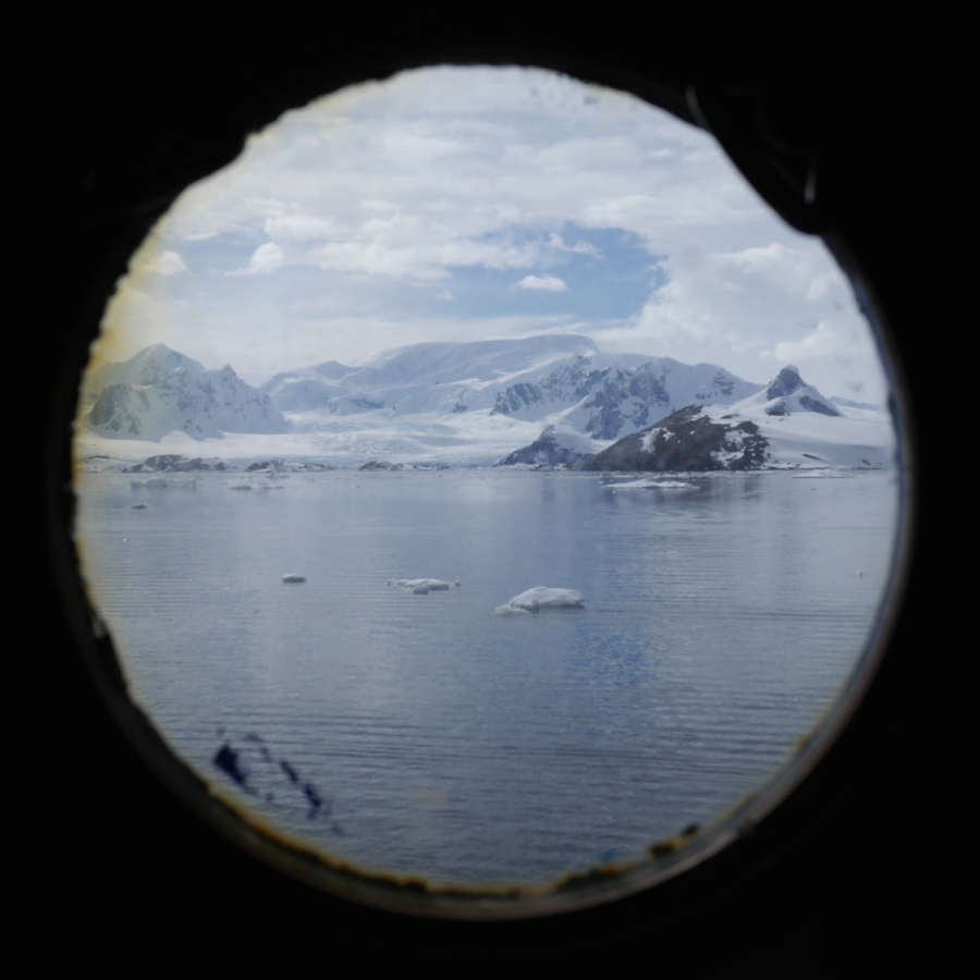 Morning view in Antarctica