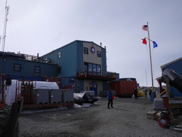 Ashore at Palmer Station, Antarctica. 
